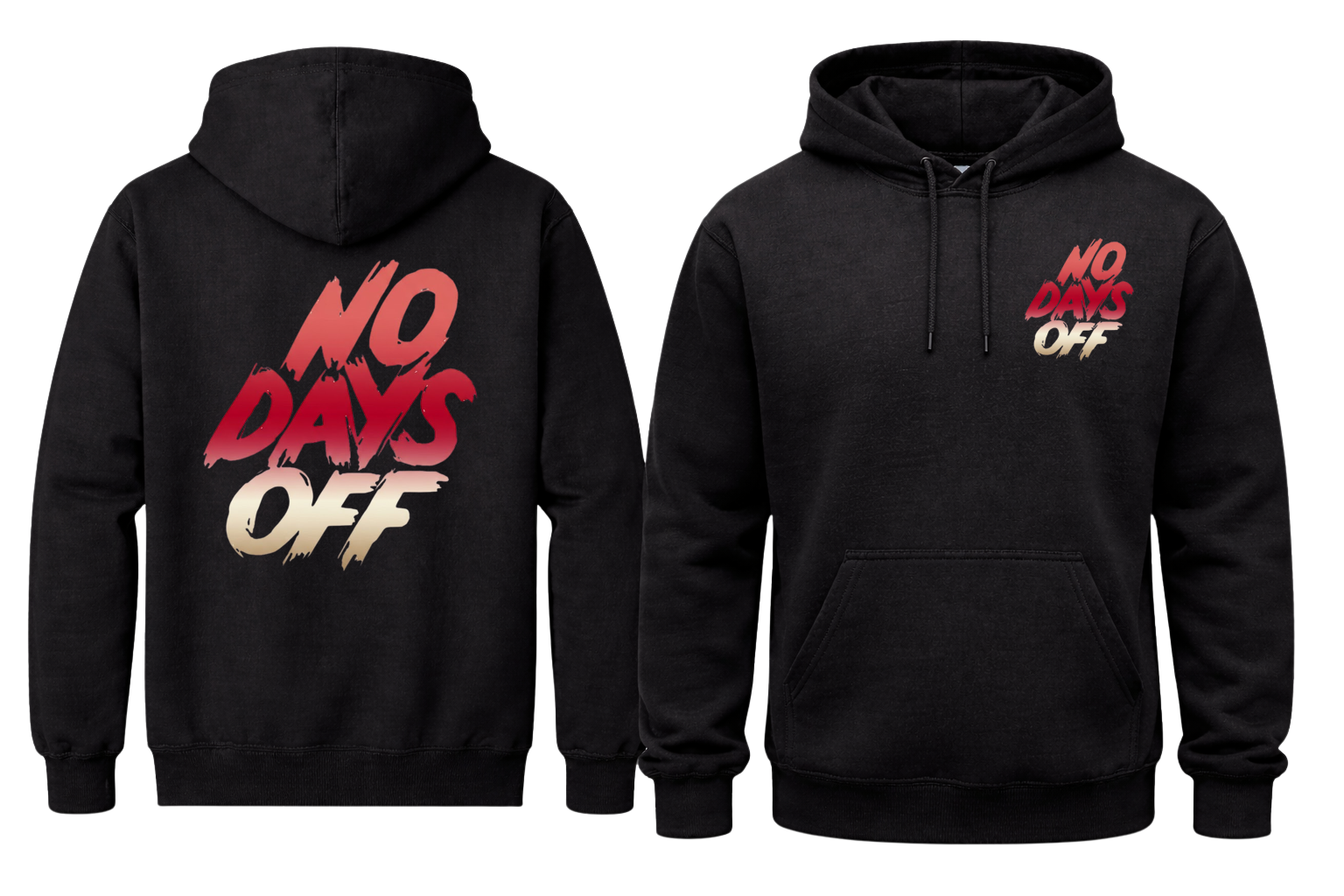 No Days Off Hoodies