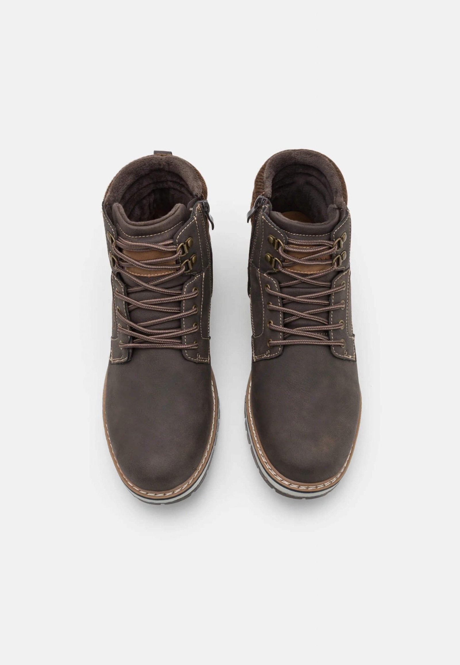 Lace-up Ankle Brown Boots - Image 6